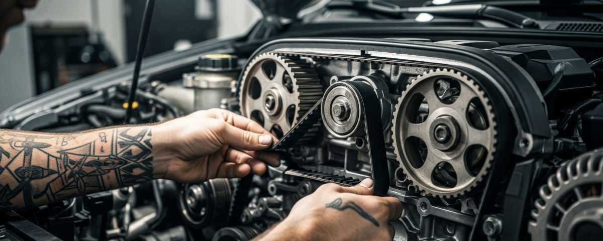 Strokovna menjava zobatega jermena je ključna za zanesljivost motorja.
