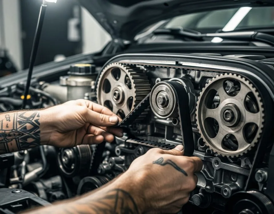 Strokovna menjava zobatega jermena je ključna za zanesljivost motorja.