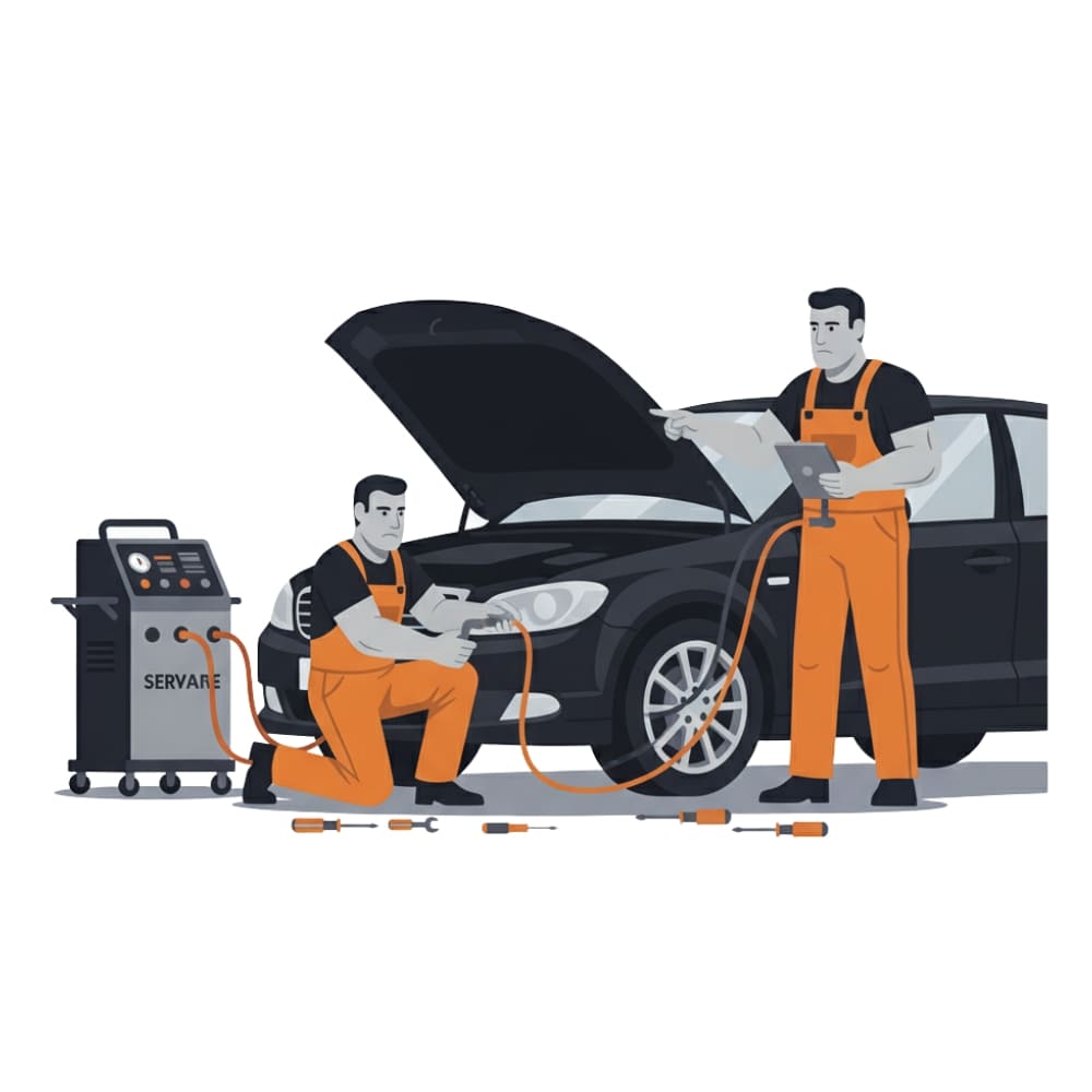 Servis in Polnjenje Avto Klime