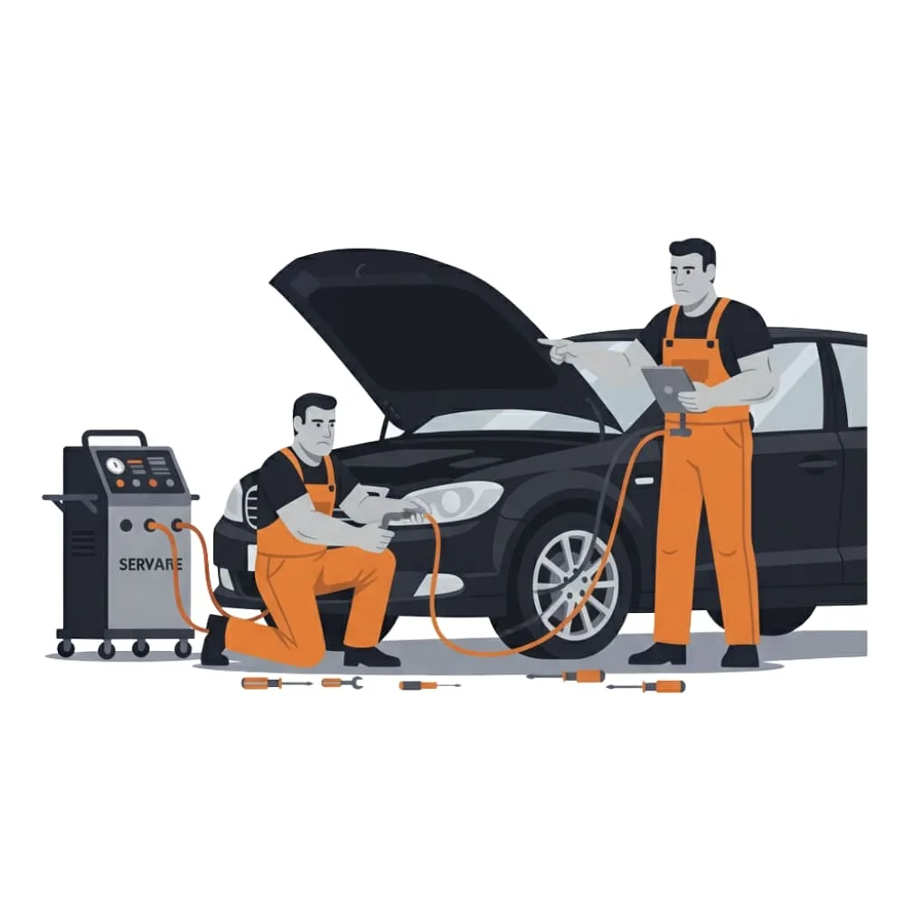 Servis in Polnjenje Avto Klime